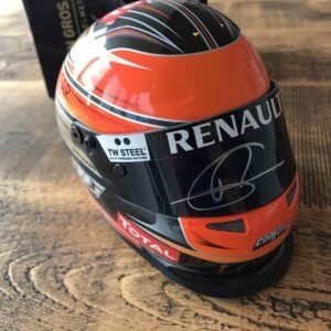 Signed Romain Grosjean Mini Helmet 1:2 Scale Product by Kayleigh's Bits & Bobs