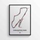 Donington Park, British Grand Prix, Formula 1, British Superbike Racing Track Poster