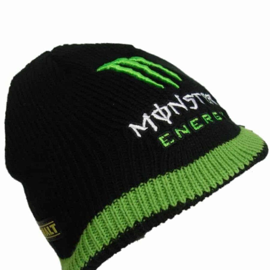 HAT Beanie Black BSB Bike Gear MotoGP Superbikes Racing Tech3 Monster Energy NEW F1 Caps