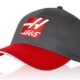 CAP Haas F1 Racing USA Formula One Team 1 Red Embroidered H Logo Dark Grey