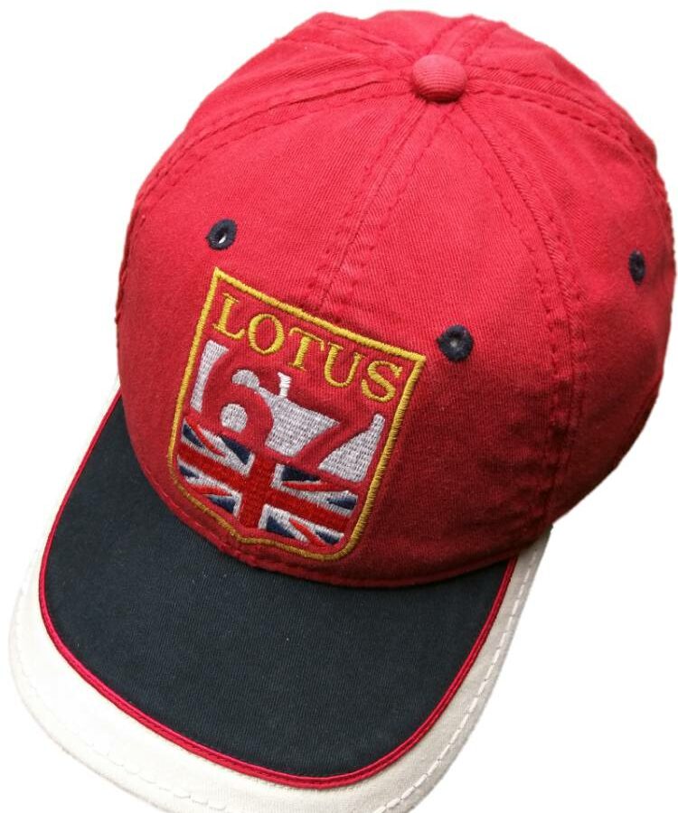 CAP LHM25 Formula One 1 Team Lotus Originals F1 LOTUS CREST Red F1 Caps