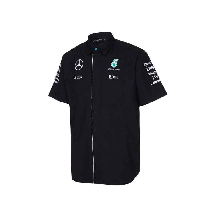 SHIRT Mercedes AMG Petronas F1 Team Formula One 1 Raceshirt Black Formula 1 Memorabilia