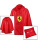 PONCHO 193-600 Lightweight Raincoat Formula One 1 Scuderia Ferrari F1 Team NEW