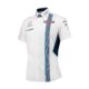SHIRT Mens Williams Martini F1 Formula One 1 Mercedes Short Sleeve White