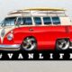 2 x #VANLIFE VW Camper Van Stickers (Laminated) Water Resistant (100mm) - Transporter, T4, T5 Splitscreen etc. (Laminated High Quality)