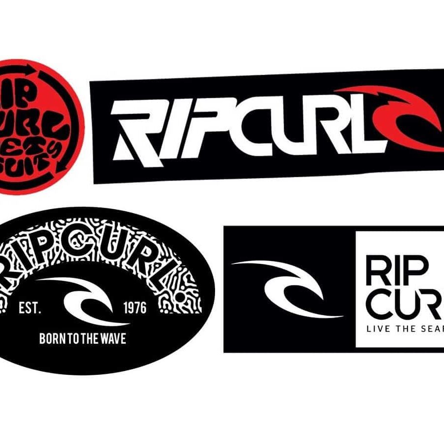 Rip Curl, Surf Board, Car, Bike, Boards, etc Mixed Stickers Set X4 (Laminated High Quality) Sports Car Racing Gifts