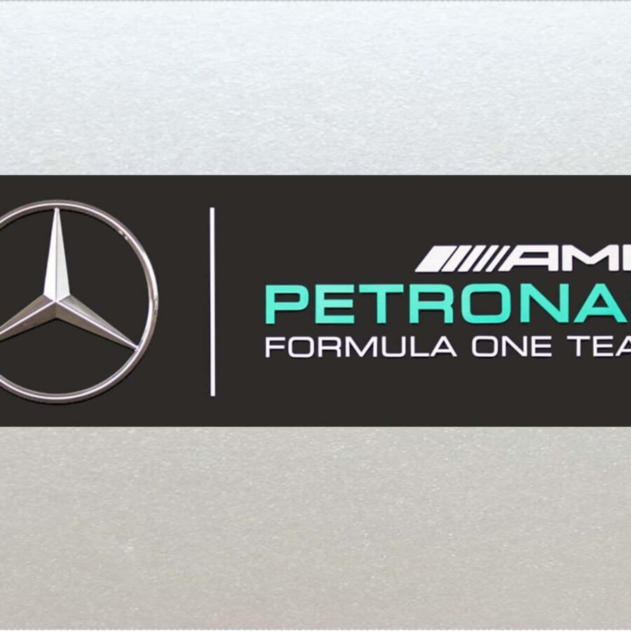 Xtra Large - Mercedes Petronas Formula One (F1) Racing AMG, Car, Van, RC, Etc Sticker (210mm Length), high quality Laminated Vinyl F1 Accessories