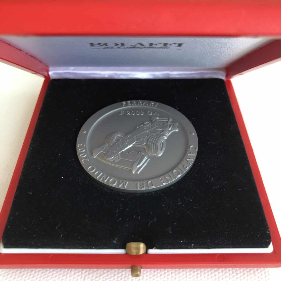 Official Ferrari F1 World Championship 2003 Titanium Medal / Coin + COA Ferrari Automotive