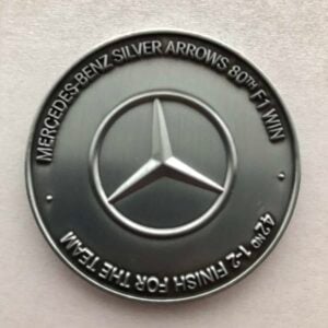 Genuine Mercedes Benz Commemorative F1 Medal from 2018 German GP (2245 of 2250)  by Classic Trax Limited