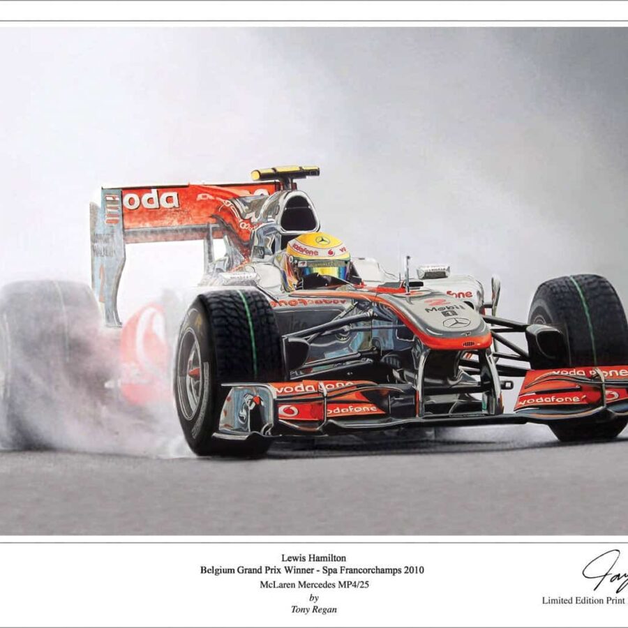 Lewis Hamilton Limited Edition F1 Art Print F1 Art