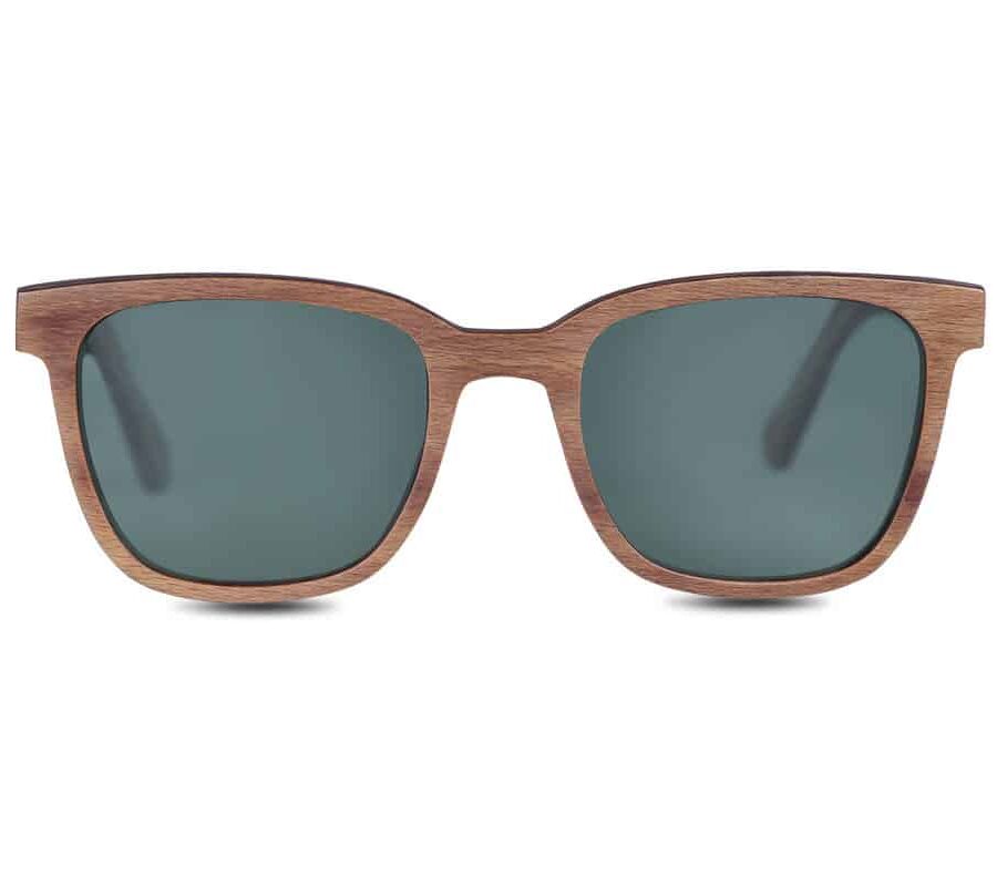 Smile Green - Luxury Racing Sunglasses - Wooden F1 Sunglasses Automotive