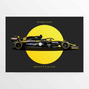 Esteban Ocon Renault RS20 2020 Formula 1 Car from the Renault store collection.
