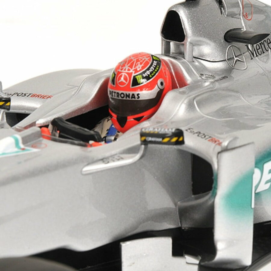 NOW SOLD - A rare opportunity to own a piece of Michael Schumacher's Mercedes W02 bodywork Michael Schumacher