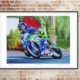 Daley Mathison limited edition art print by Jeff Rush Motorcycle racing poster Road racing poster TT poster gifts for bikers