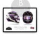 Lewis Hamilton 2020 F1 helmet Front & Side Formula 1 world champion wall art poster print