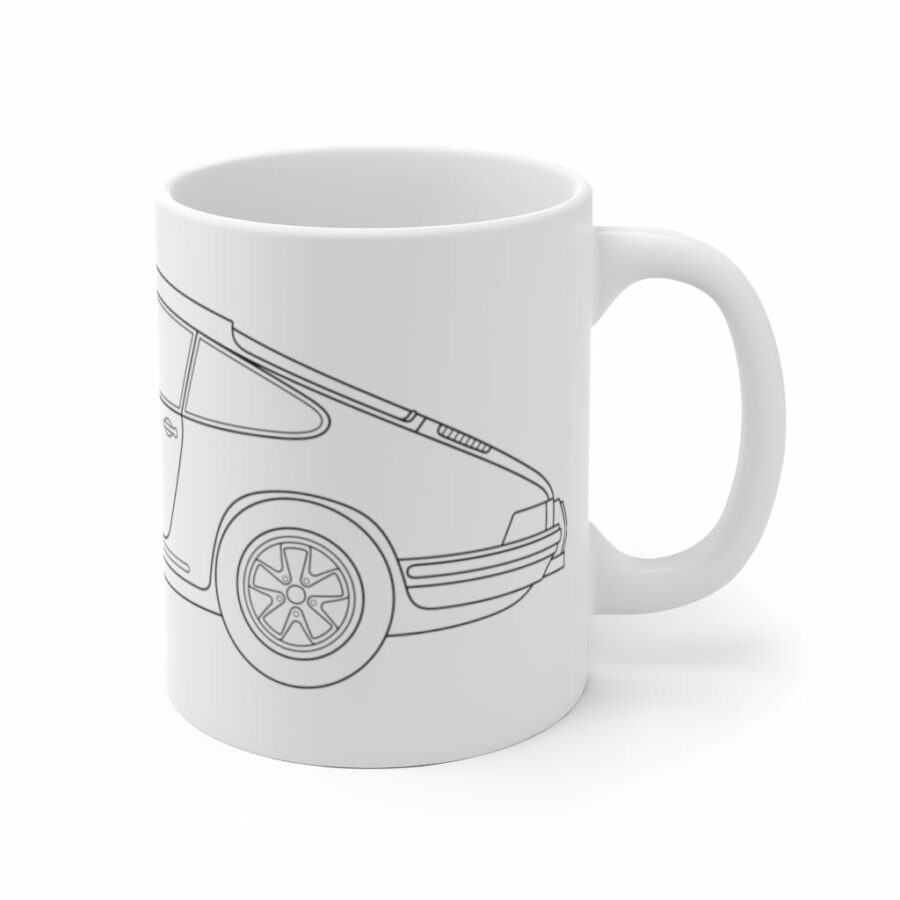 Porsche 911 Ceramic Mug Porsche