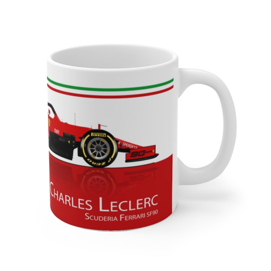 Charles Leclerc Ferrari SF90 F1 11oz Mug - Scuderia GP Charles Leclerc