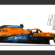 Lando Norris F1 Print McLaren MCL35 2020 - Scuderia GP