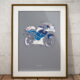 1990s GSXR750R Superbike - Poster Print