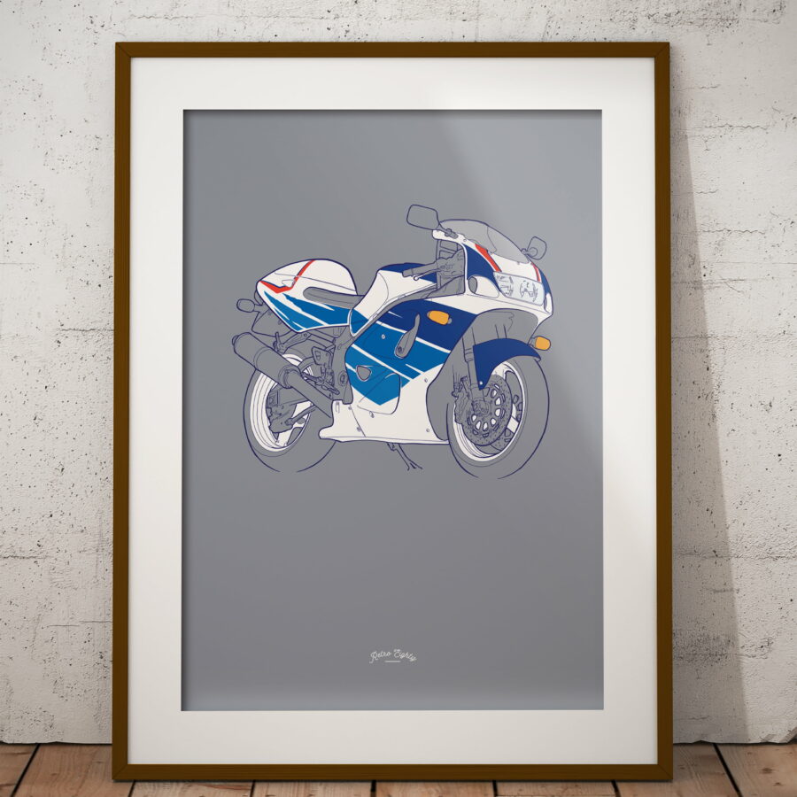 1990s GSXR750R Superbike - Poster Print MotoGP Memorabilia