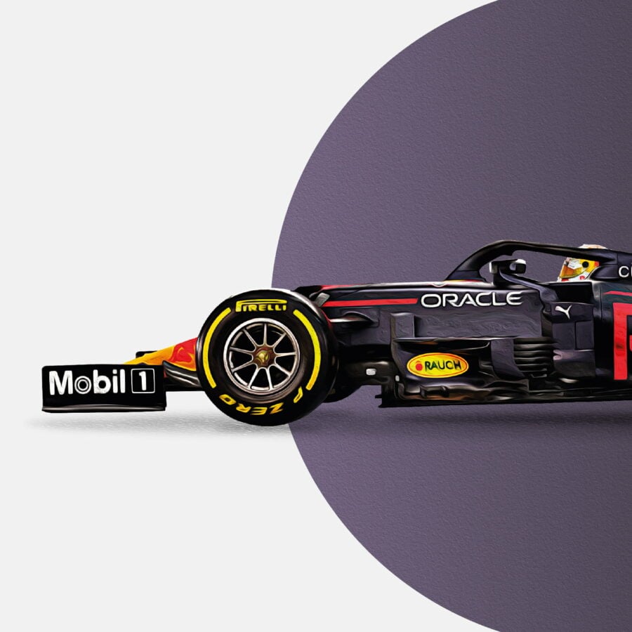 Max Verstappen Red Bull Racing RB16B 2021 Formula 1 Car Formula 1 Memorabilia