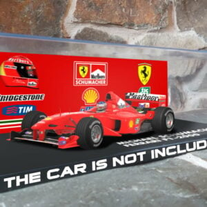 Custom Ferrari Case & Sponsor Backdrop for F1 Hotwheels 1/18 - Scuderia GP Michael Schumacher by ScuderiaGP