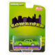 1982 Chevrolet Monte Carlo "Lowrider" Bright Green Metallic with Graphics and White Interior 1/64 Diecast Model Car by Greenlight