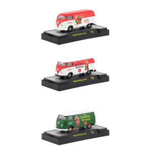 "Coca-Cola" Santa Claus Release Set of 3 Cars Limited Edition to 4800 pieces Worldwide Hobby Exclusive 1/64 Diecast Models by M2 Machines by Diecast Mania