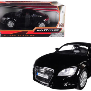 Audi TT Coupe Black 1/24 Diecast Model Car by Motormax  by Diecast Mania