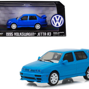 1995 Volkswagen Jetta A3 Blue 1/43 Diecast Model Car by Greenlight by Diecast Mania