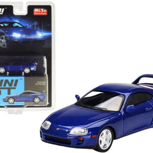 Toyota Supra (JZA80) Blue Pearl Metallic Limited Edition to 1200 pieces Worldwide 1/64 Diecast Model Car by True Scale Miniatures  by Diecast Mania