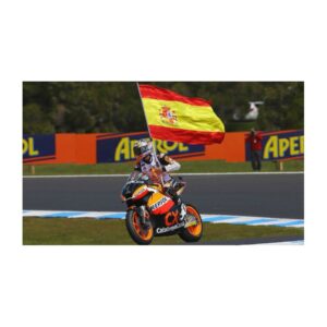 Spain flag Sports Car Racing Flags by masterlap