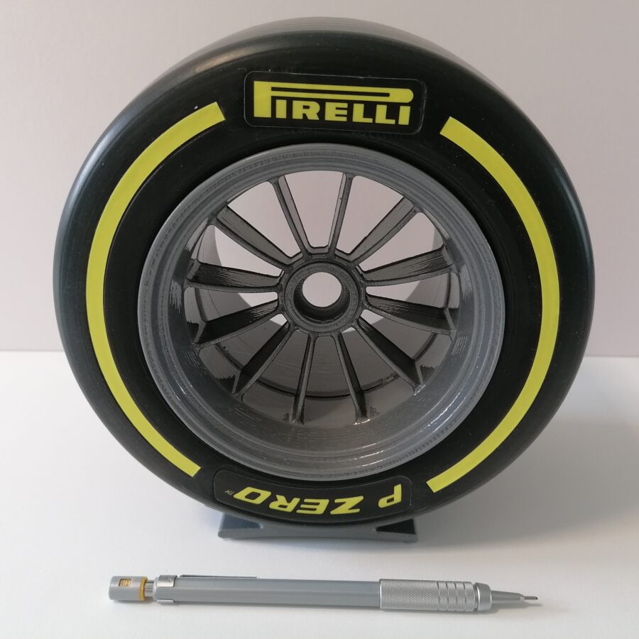 F1 2023 1/4 scale wheel for display Sports Car Racing Art