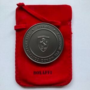 Official Ferrari F1 1982 Constructors World Champion Bolaffi Medal / Coin  by Classic Trax Limited