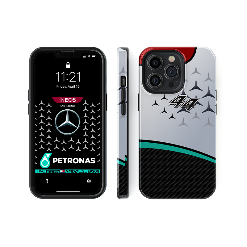 F1 2022 Mercedes-Benz W13 Lewis Hamilton Phone Case F1 Accessories