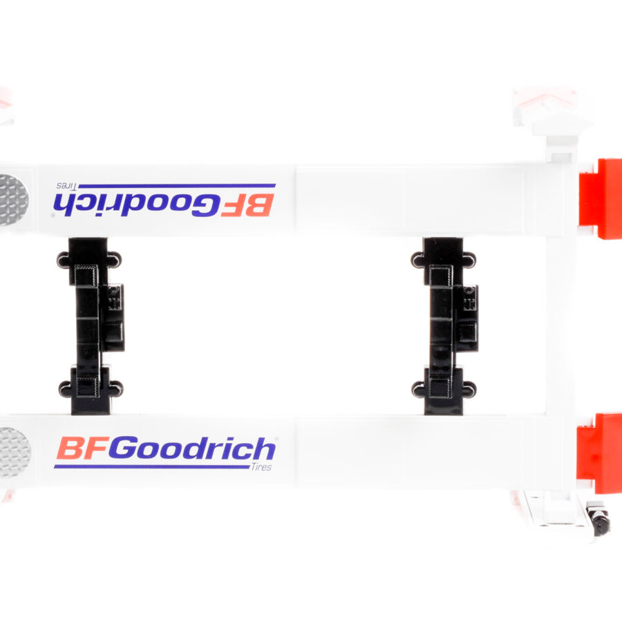 Adjustable Four Post Lift "BFGoodrich Tires" for 1/18 Scale Diecast Model Cars by Greenlight Automotive