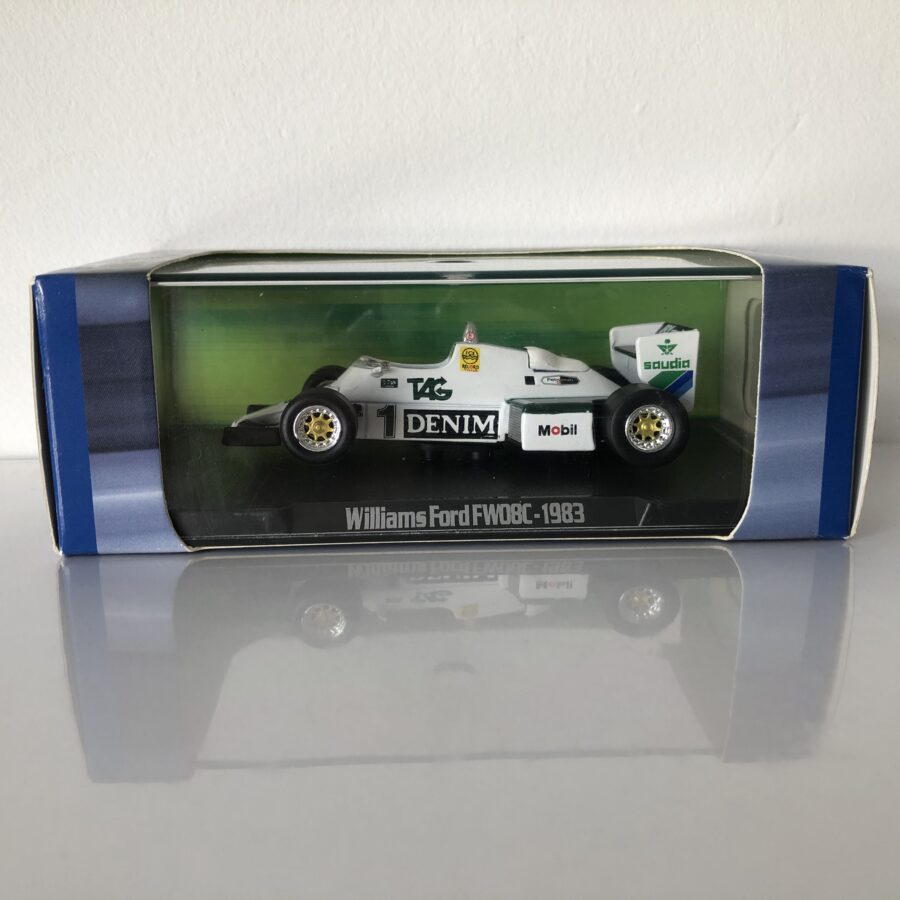 1983 Keke Rosberg - Williams Ford FW08C 1:43 Atlas Editions F1 Model from the Nico Rosberg store collection.