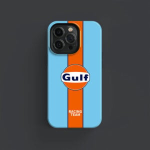 GULF Racing livery phone case from the Vintage store collection.