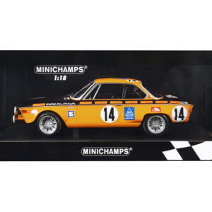 BMW 2800 CS #14 Gunther Huber - Helmut Kelleners "BMW Alpina" Winner 24 Hours of Spa (1970) Limited Edition to 564 pieces Worldwide 1/18 Diecast Model Car by Minichamps  by Diecast Mania