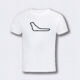 PIT LANE tracks Heavyweight Unisex Crewneck T-shirt Monza white