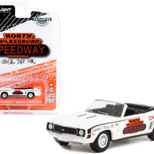 1969 Chevrolet Camaro Convertible "North Wilkesboro Speedway Official Pace Car" (North Carolina) "Hobby Exclusive" Series 1/64 Diecast Model Car by Greenlight Sports Car Racing Collectibles by Diecast Mania