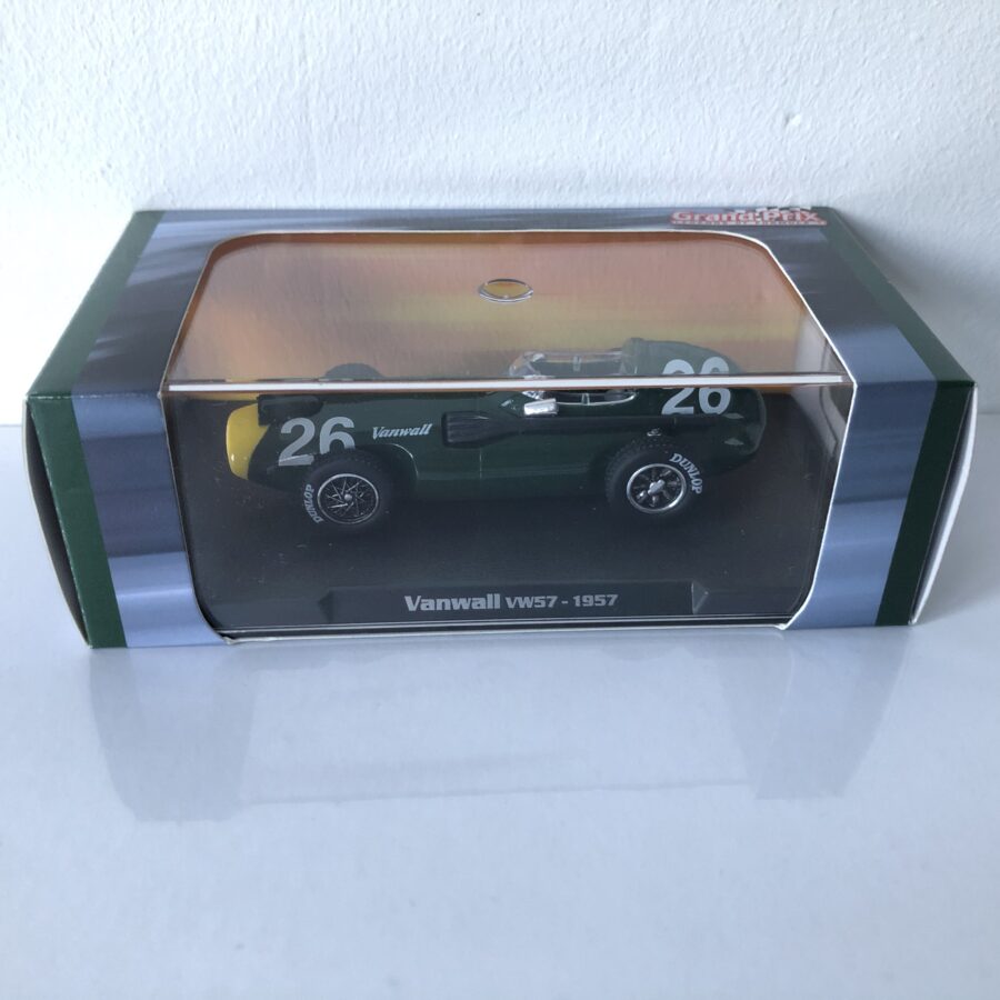 1957 Sterling Moss - Vanwall VW57 1:43 Atlas Editions F1 Model from the Volkswagen store collection.