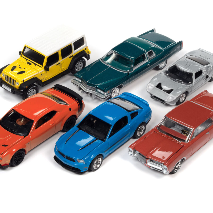 Auto World Premium 2022 Set A of 6 pieces Release 3 1/64 Diecast Model Cars by Auto World Automotive