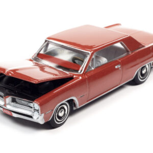 1964 Pontiac Grand Prix Royal Bobcat Sunfire Red Metallic "Vintage Muscle" Limited Edition 1/64 Diecast Model Car by Auto World  by Diecast Mania