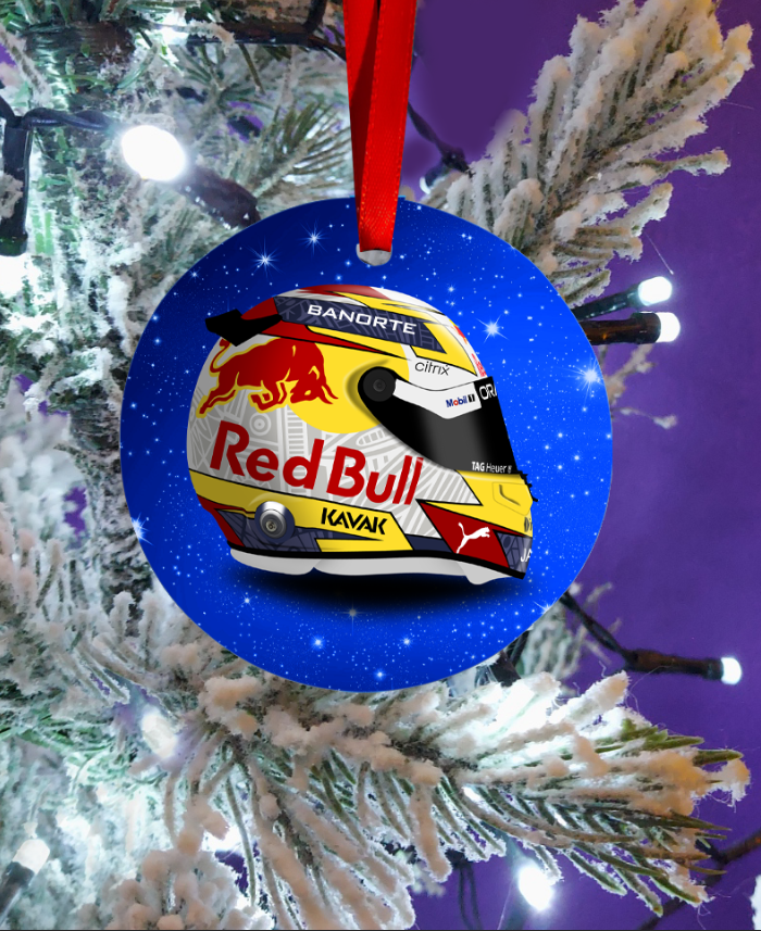 F1 2022 Driver Helmet Christmas Tree Decorations - Scuderia GP Charles Leclerc
