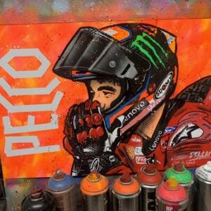 Pecco Bagnaia - Graffiti painting Product by DRAutoArt