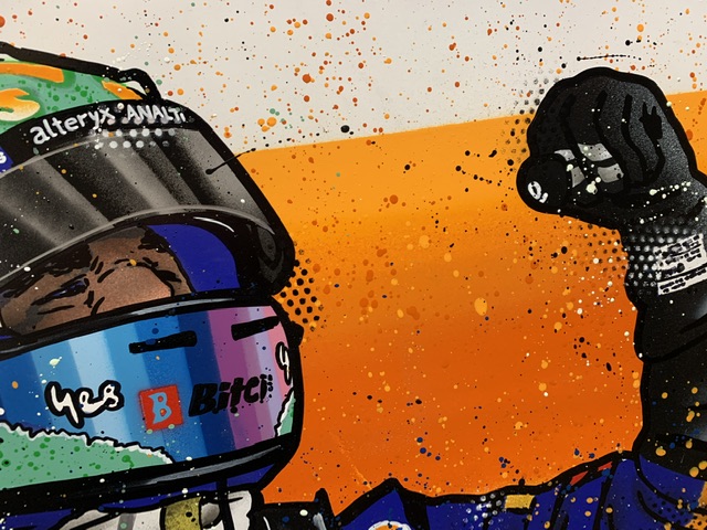 Daniel Ricciardo, Monza 2021 - Graffiti Painting Daniel Ricciardo