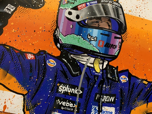 Daniel Ricciardo, Monza 2021 - Graffiti Painting Daniel Ricciardo