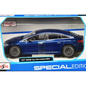 Mercedes-Benz EQS Blue Metallic "Special Edition" Series 1/27 Diecast Model Car by Maisto  by Diecast Mania