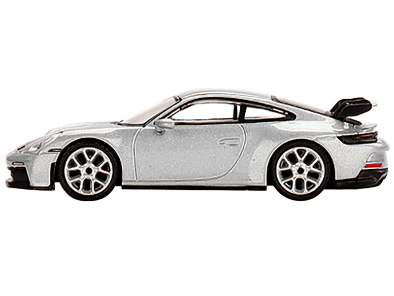 Porsche 911 (992) GT3 GT Silver Metallic Limited Edition to 3600 pieces Worldwide 1/64 Diecast Model Car by True Scale Miniatures Automotive